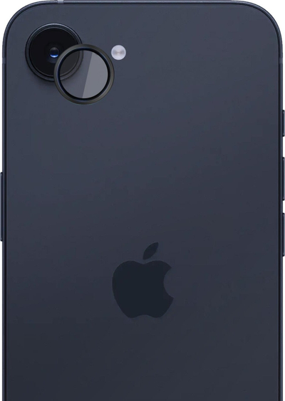 Маска за камера 3MK Hardy Lens Protection Pro Glass за Apple iPhone 16e, заштитно стакло, црна