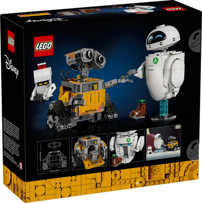 Set ndërtimi LEGO Disney Pixar Wall E dhe Eve 43279, për fëmijë, shumëngjyrësh