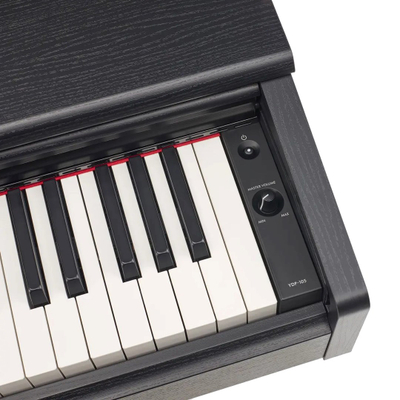 Piano dixhitale Yamaha YDP-105, 88 taste, me altoparlantë, e zezë