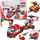 Set blloqesh Panlos Fire Brigade Helicopter, 646 copa, për kalamaj mbi 6 vjeç, e kuqe