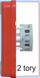 Çelës alarmi ELEKTROMET WGp-2s, IP55, 2NO 12A, i kuq