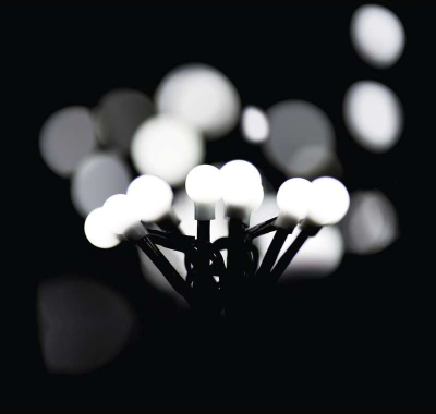 Drita Krishtlindjesh Emos, 200 LED, 10m, toptha dru qershie