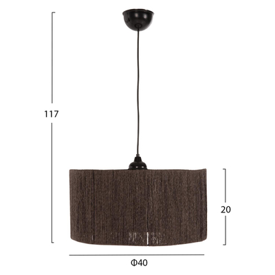 Llambë e varur tavani 40x117Hcm (HM7945.01), kaftë