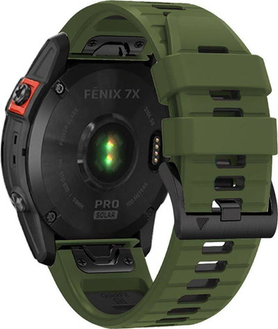 Rrip ore Tech-Protect Iconband Pro për Garmin Fenix 3 5X 3H, TPU sport, jeshile ushtarake