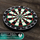 Dërrasë dart Harrows Quadro 240 Shield, për lojë profesionale, me unazë quadruple