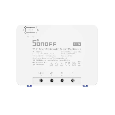 Ndërrues i mençur WiFi Sonoff POWR3 me funksion matjeje të rrymës