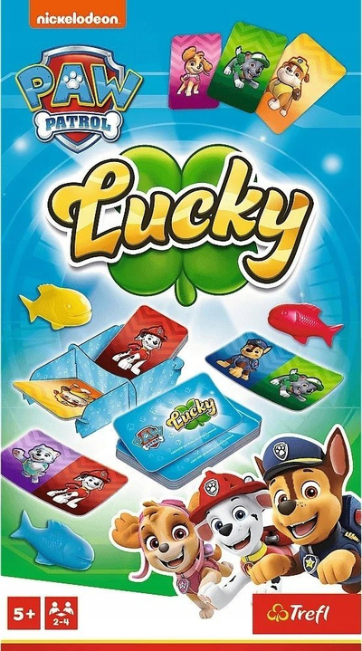 Друштвена игра Spin Master Lucky Game Paw Patrol 02593, семејна, за деца