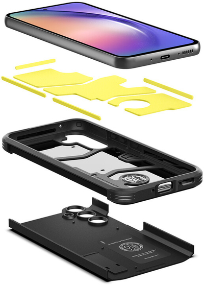 Заштитна маска Spigen Tough Armor за Samsung Galaxy A54 5G, црна