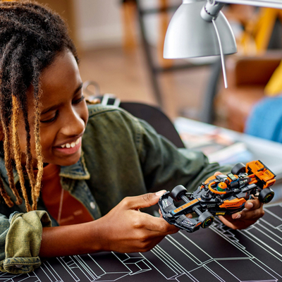 Set për ndërtim LEGO Speed Champions 76919 McLaren Formula 1 2023, 245 copë, portokalli me të zezë