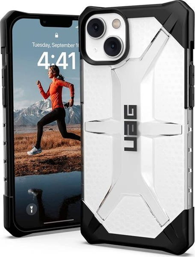 Maskë mbrojtëse UAG Plasma për iPhone 14 Plus, rezistente ndaj goditjeve, gjysmë transparente ice