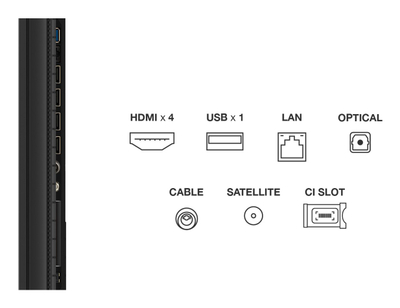 Телевизор TCL 85P89K, 85\", QLED 4K, Google TV, црн
