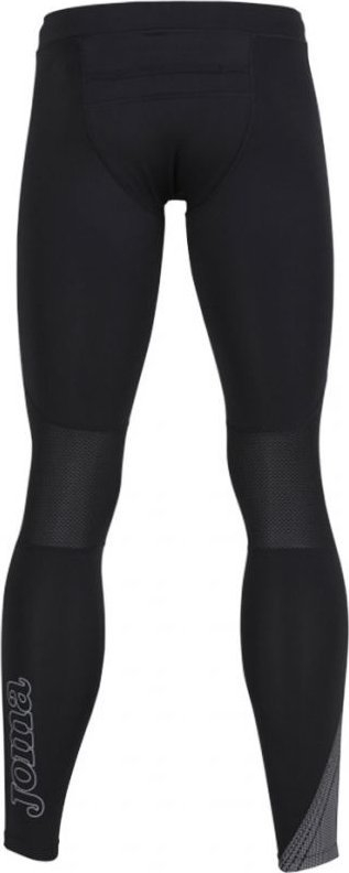 Legginsa vrapimi Joma Running Night Long Tights, për burra, me reflektim, të zeza
