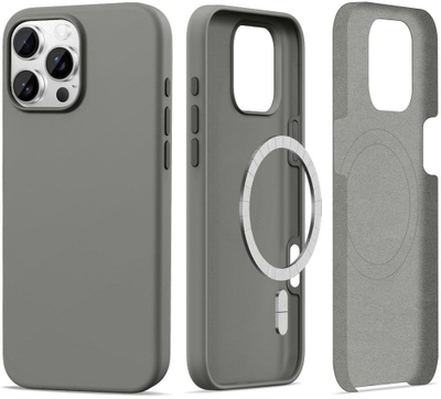 Mbulesë telefoni Tech-Protect Silicone MagSafe për iPhone 16 Pro, matte, ngjyra clay