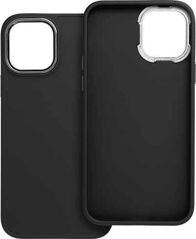 Mbulesë telefoni FRAME Case për iPhone 12 Pro, TPU, mbron anët, e zezë