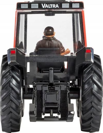 Loje traktor Britains Valtra Valmet 8950, shkallë 1:32, kabinë që hiqet, i kuq me të zi