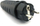 Prizë gome Pawbol LUX D.3158L, 16A 250V, IP44, e zezë