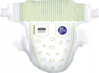 Pelenë bebe Moomin Baby, masa 5 10-16kg, 40 copë, e bardhë