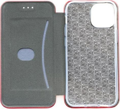 Kast Book Beline Magnetic për Oppo Reno 5 Lite, me kapak, me xhep kartash, gold