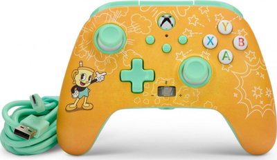 Kontroller PowerA Xbox Enhanced Cuphead, me kabllo, i verdhë