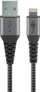 Kabllo Lightning Wentronic 49267, 0.5 m, USB A, e zezë gri