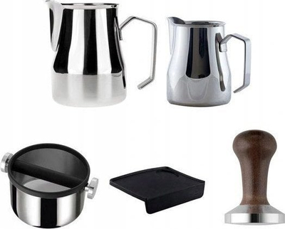 Stilolaps baristi Metallurgica Motta Barista, çelik inoksi 18/10, majë e hollë, argjendtë