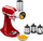 Aksesor për mikser KitchenAid 5KSMVSA Fresh Prep, prerës dhe grirës, inox, i bardhë