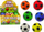 Top futbolli i butë Soft Foam, 5.5cm, shumëngjyrësh