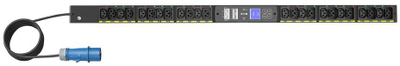 Njësi PDU Eaton EVMAF116A, e menaxhuar, 22.5U, njëfazore, alumini, e zezë