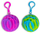 Varëse çelësash One for Fun MIX Key Holder, lodër për udhëtim, shumëngjyrëshe