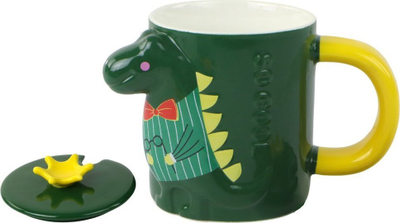 Filxhan infuzer Green Dinosaur, 400ml, me kapak, jeshil