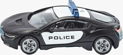 Lodër makinë policie Siku 1533 BMW i8 US, e zezë