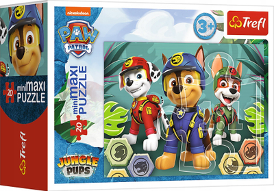 Puzzle Trefl Paw Patrol MiniMaxi, 20 pjesë, për fëmijë 3+