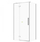 Kabinë dushi Crea Set C90, drejtkëndëshe 100x90x200 cm, xham transparent 8 mm, krom