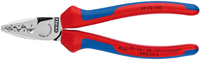 Pinca për presim këllëfash terminal Knipex 9772180, 180mm, çelik veglash