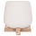 Vazo dekorative FRELLO HM4674.02S, fiber cement, 14.5x14.5x16 cm, e bardhë