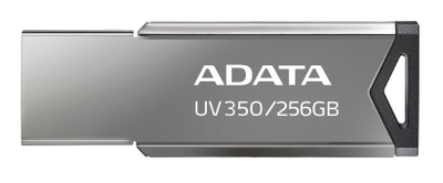 USB flash ADATA UV350, 256GB, USB 3.2, argjend