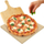 Gur për pizza Ruhhy 26916, kordierit, me shpatull bambuje, bezhë