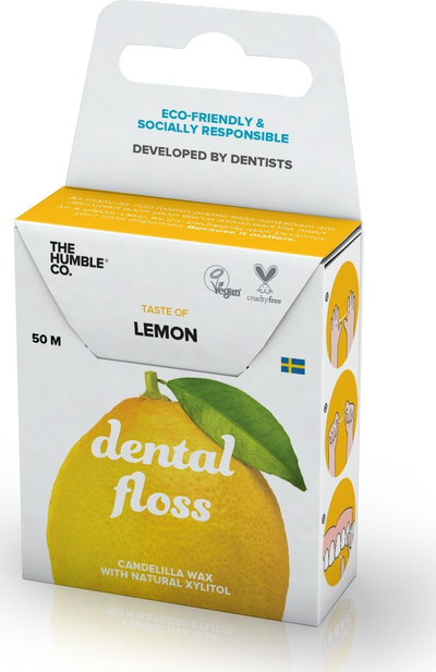 Fije dhëmbësh Humble Brush Lemon, 50 m