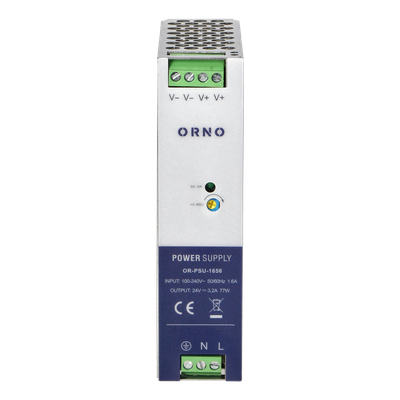 Furnizim energjie industrial Orno OR-PSU-1656, 24VDC 3.2A, 77W, gri