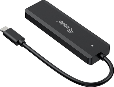 Hub USB Equip USB C me 4 porta, USB 3.2 Gen 2 10Gbps, 2x USB C edhe 2x USB A