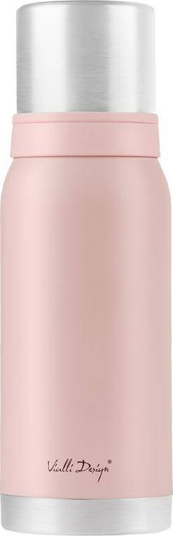 Termus VIALLI DESIGN Tourist Thermos FUORI, 1L, çelik inoksi, rozë