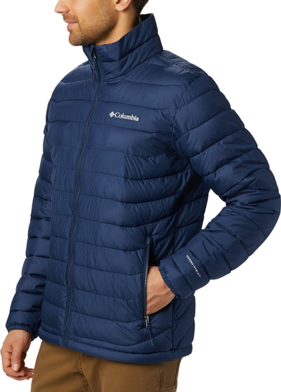 Xhaketë dimri Columbia Powder Lite 1698001 për burra, madhësia S, blu e errët