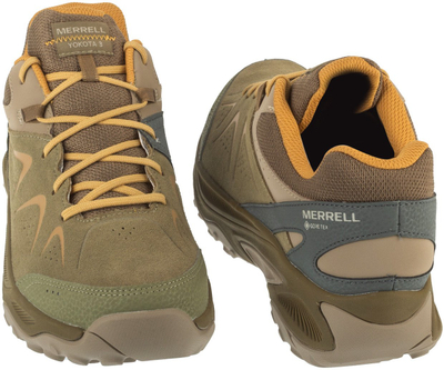 Këpucë trekking Merrell Yokota 3 GTX, Gore Tex, lëkurë zhamsh, kafe