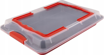 Тава за печење Lamart LT3102 Dolce, 42.3x29.2x4cm, нелеплив челик, сива