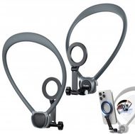 Mbajtëse qafe Telesin T P2 HNB 02 GY, rrotullim 360°, për GoPro dhe smartphone, gri