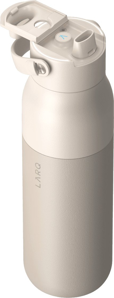 Shishe uji LARQ PureVis 2, 1L, çelik inox termo, e bardhë