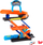 Set loje Hot Wheels City Transforming Stunt Garage, garazh akrobacionesh, shumëkatësh, shumëngjyrësh