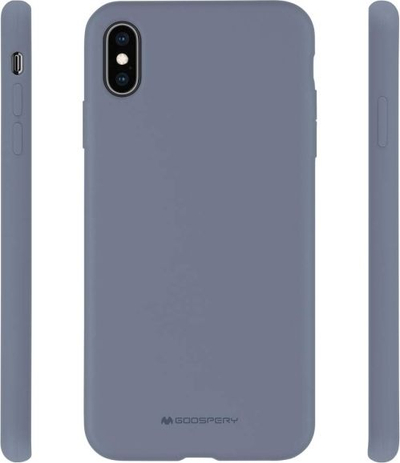 Mbulesë telefoni Mercury Goospery për iPhone X Xs, silikon, ngjyrë lejla gri