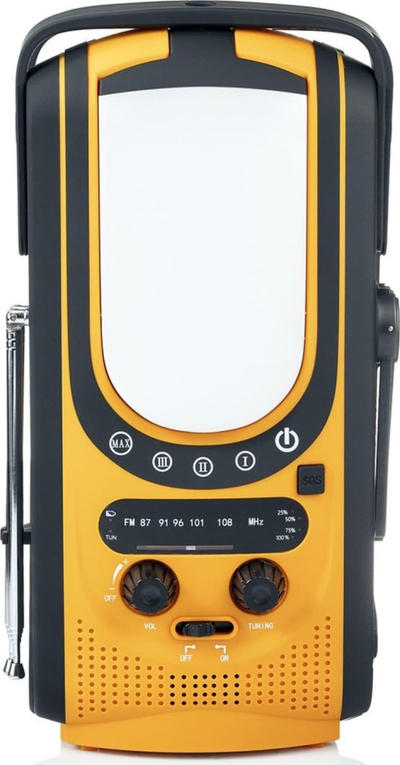 Итно радио Extralink Power Ranger EPS-6000, соларен панел, надворешна батерија 6000mAh, црно