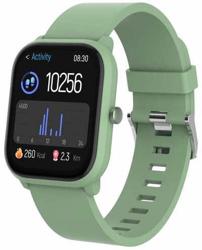 Ora e zgjuar për kalamaj Denver SWK-120GN, ekran 1.75", Bluetooth, e gjelbër